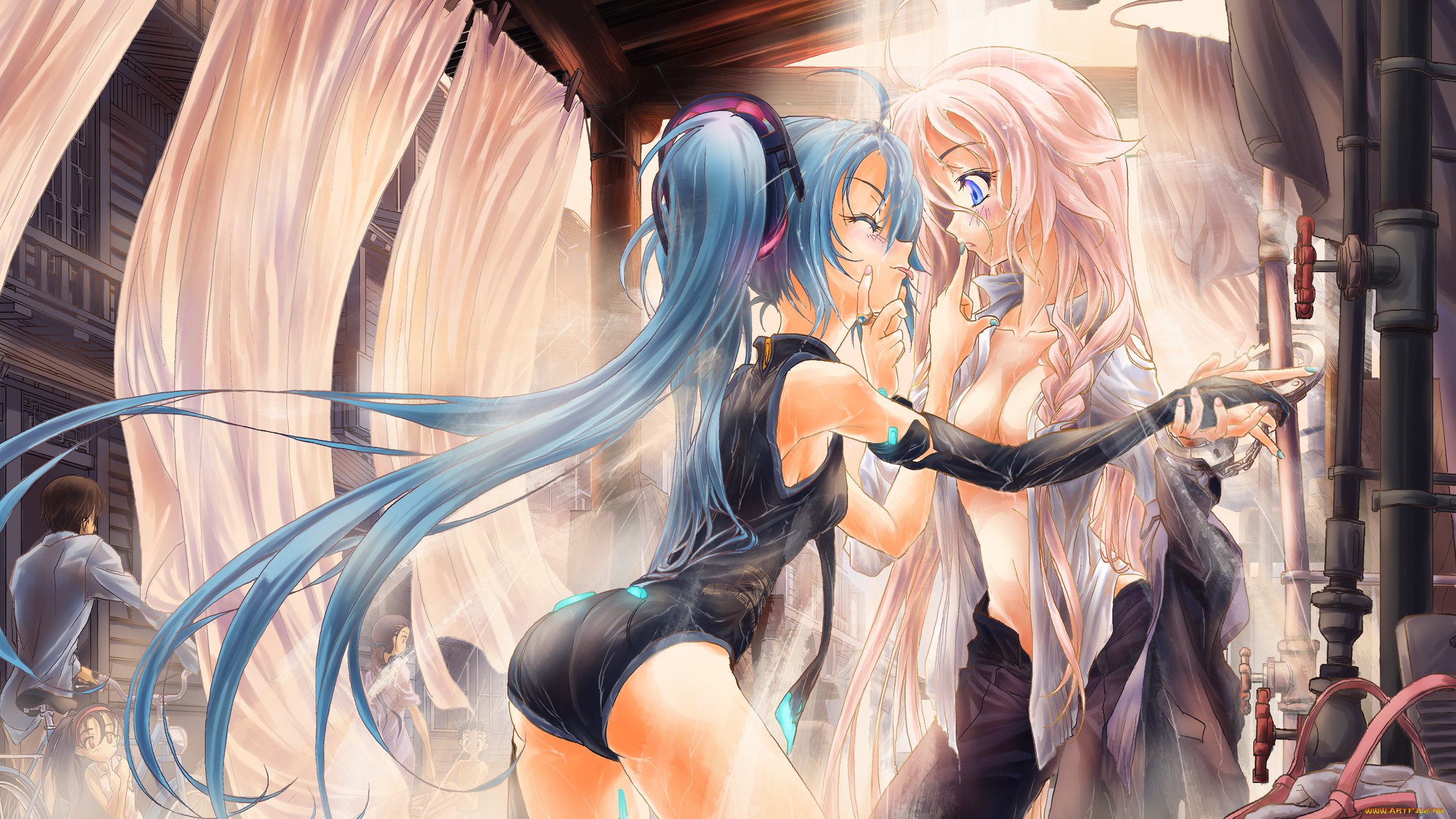 vocaloid, , , , , , ia, hatsune, miku, nicovideo14185763, , , naka, 